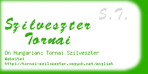 szilveszter tornai business card